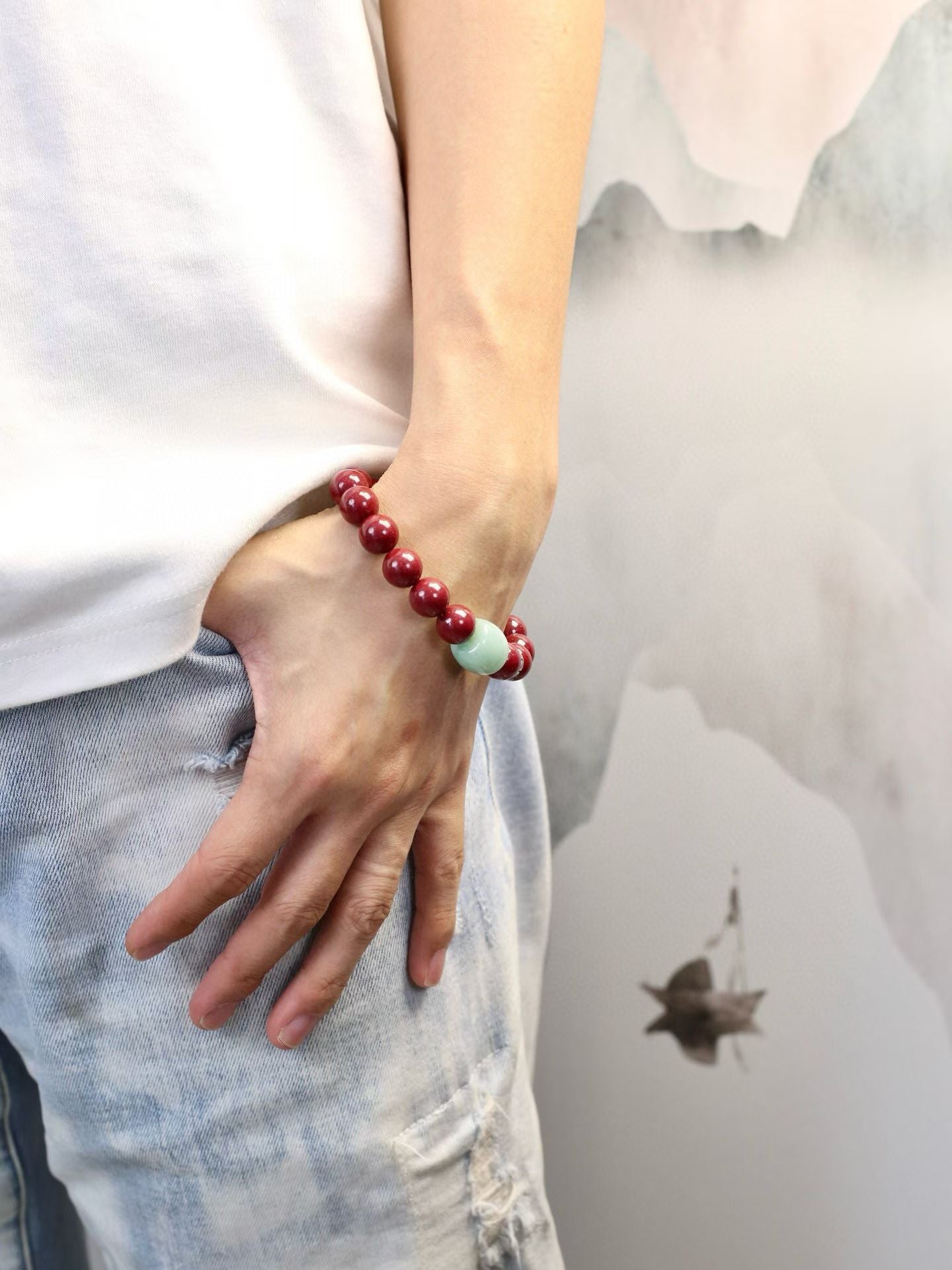 【莲语禅心】朱砂手串 Cinnabarite Bracelet