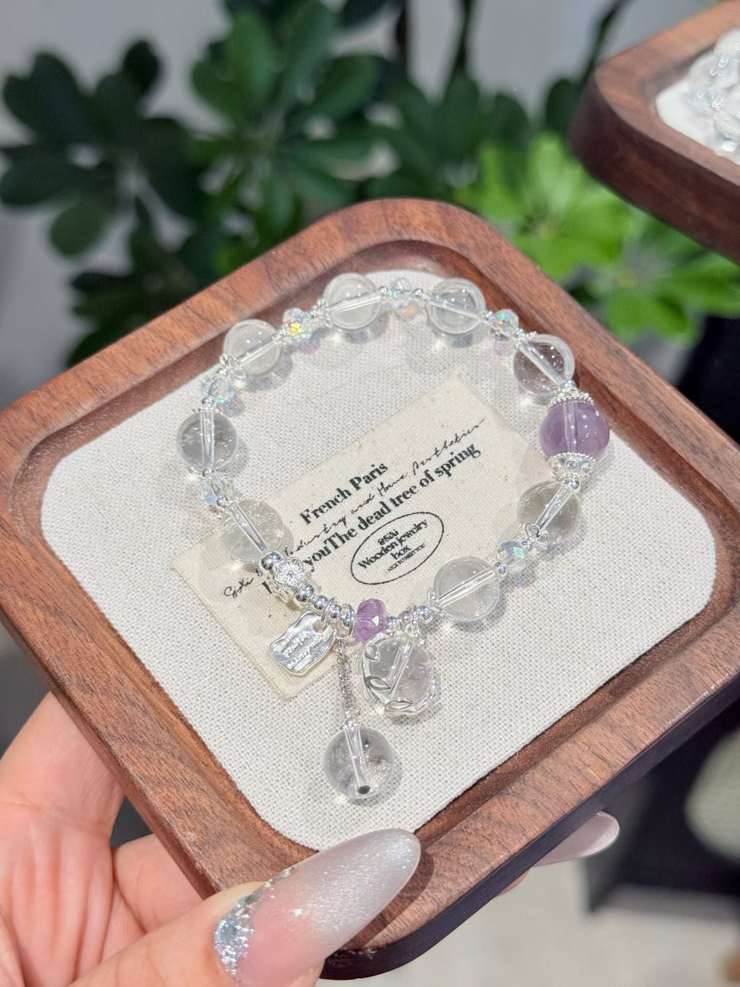 Pure Energy, Protect Your Mind & Body 精品净体白水晶手链 Natural clear quartz bracelet