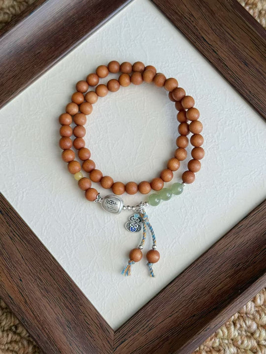 【山中暗香】老山檀手串 Sandalwood bracelet