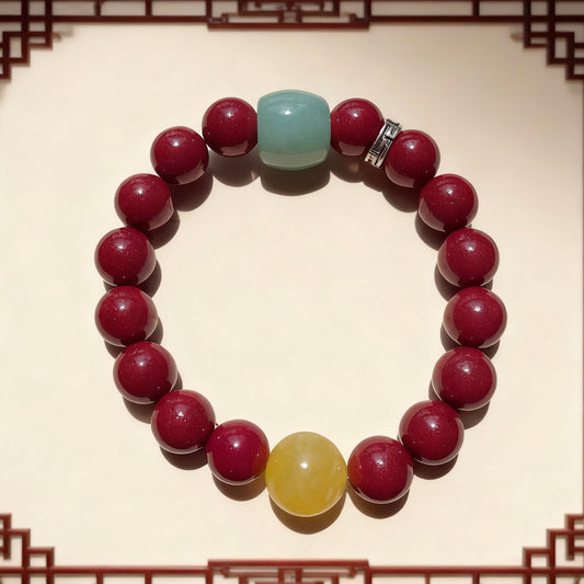 【莲语禅心】朱砂手串 Cinnabarite Bracelet